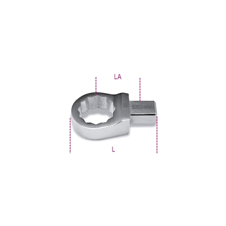 BETA Ring Wrench for Torque Bar, 14mm 006530114